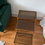 Brass pull out tables