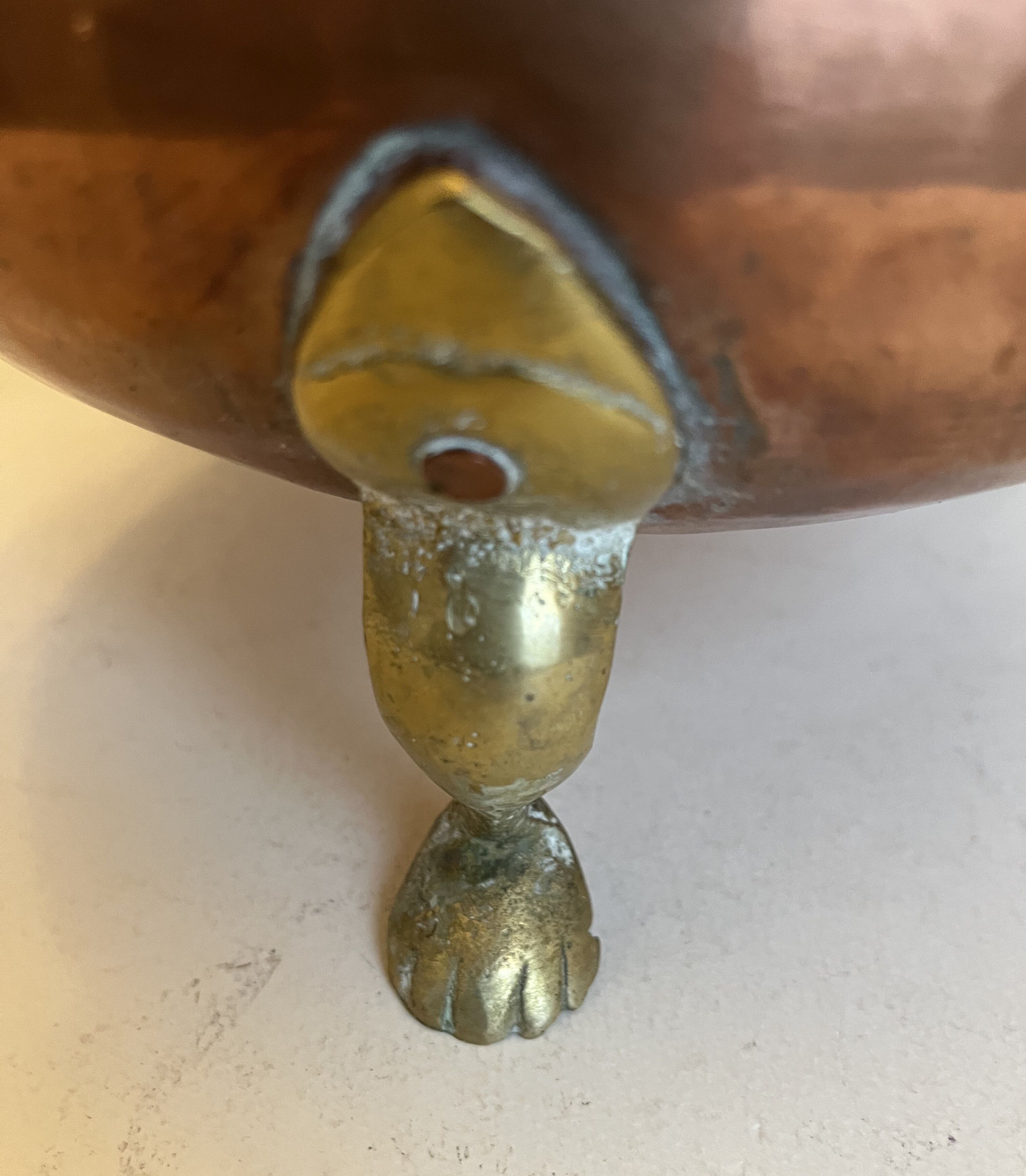 Copper cauldron - pot cover