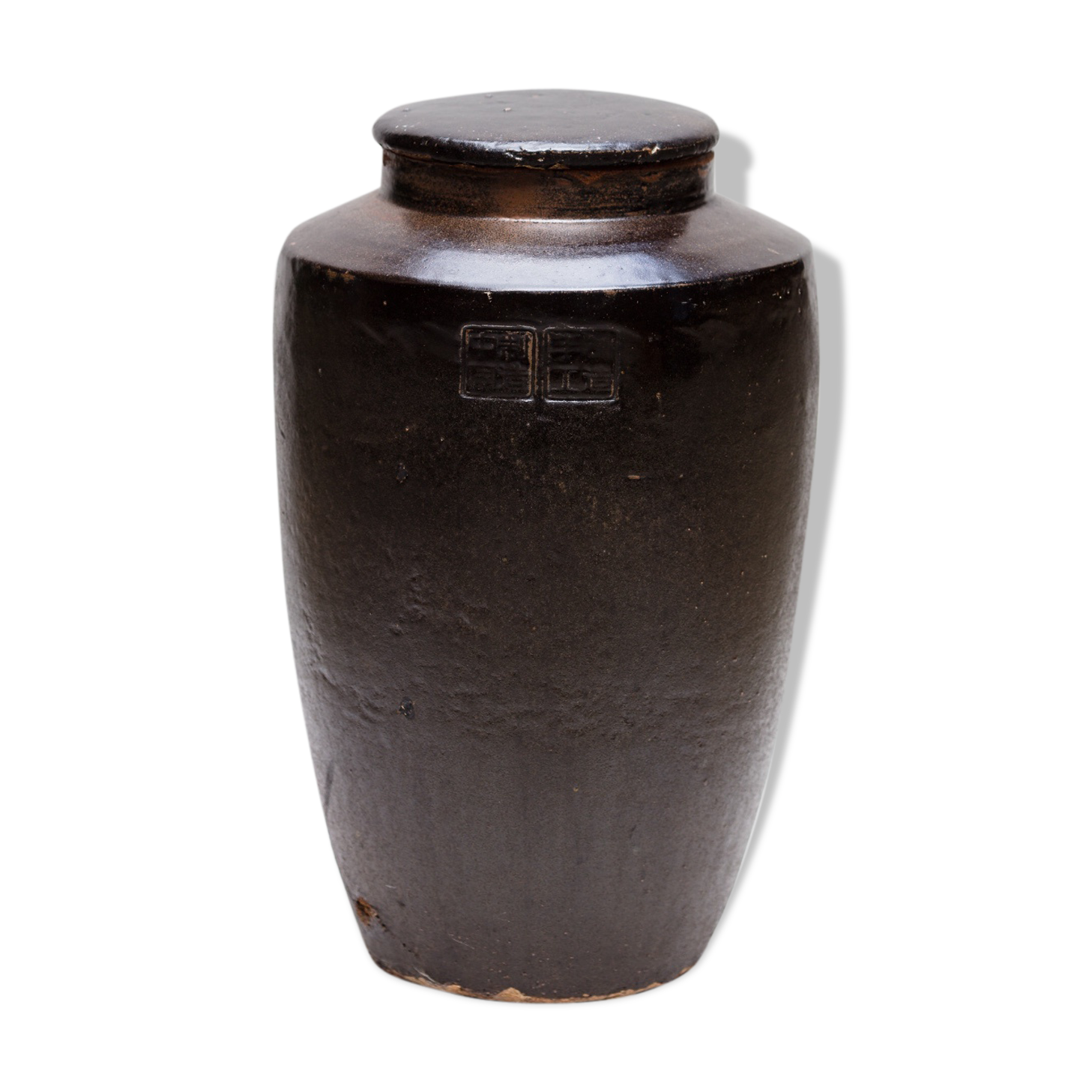 Japanese ceramic jar