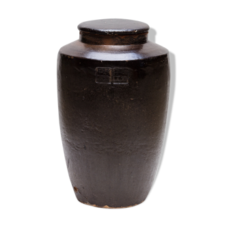 Japanese ceramic jar