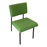 Restored 1901 chair Tonus green, Guermonprez 1959