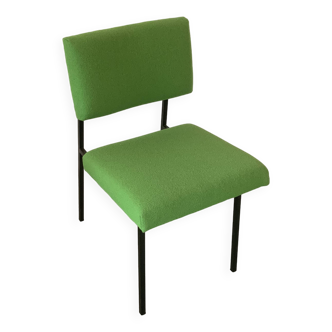 Chaise 1901 restaurée Tonus vert, Guermonprez 1959