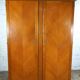 Vintage two-door wardrobe from the 50s, easy to assemble