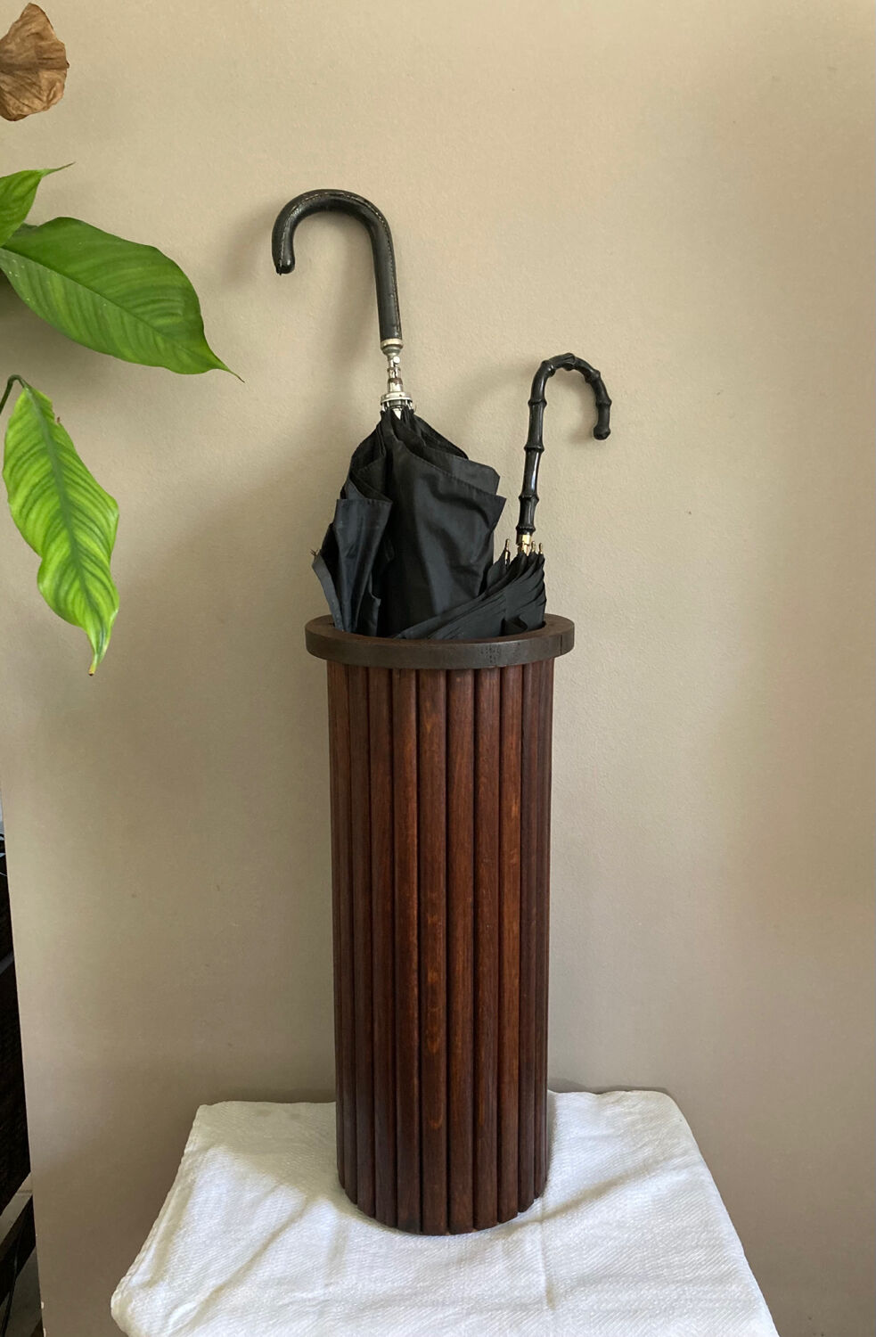 Umbrella holder in wood early twentieth century