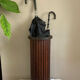 Umbrella holder in wood early twentieth century