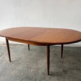 1960’s mid century G Plan dining table and 4 dining chairs by Schreiber