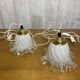 Paire de baladeuses tulipes vintage