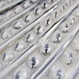 Glass table lamp
