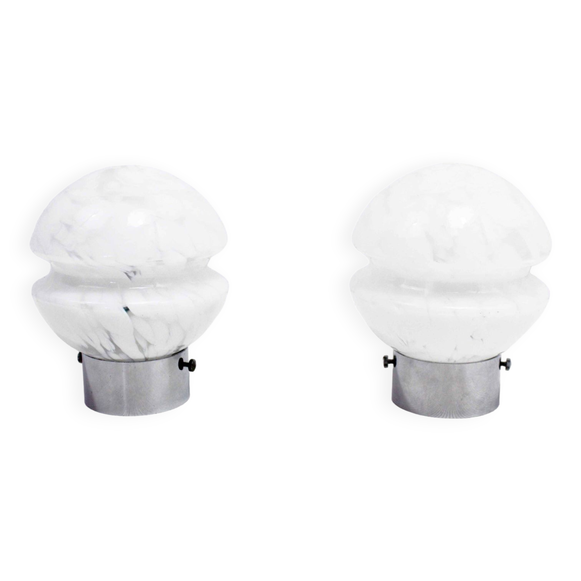 Pair of Murano glass lamps