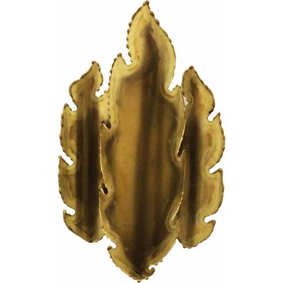 Vintage brass wall lamp by Sven Aage Holm Sørensen, Denmark, 1960s