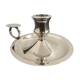 Silver metal candlestick