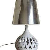 Glazed earth lamp 1960 by Pelletier