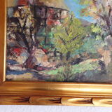 Signed landscape painting