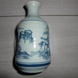 Small vase variations of blue