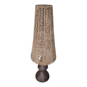 Lampe vase en céramique