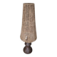 Ceramic / terracotta / macrame vase lamp 1970s