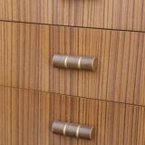 Vintage chest of drawers in metal and fomica