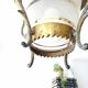 Antique Gothic ceiling lamp bronze  1920