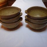 Lot of 6 bowls in stoneware