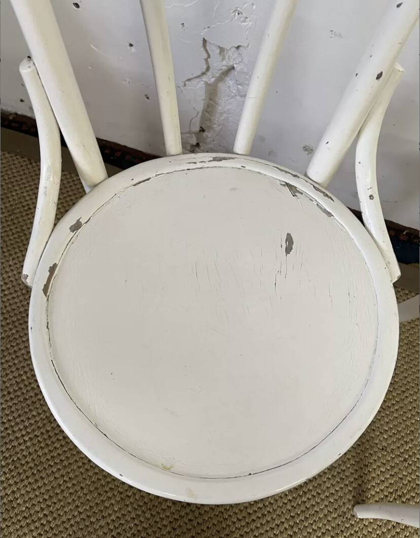 Set of 4 vintage bistro chairs