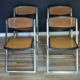 Vintage folding can chairs