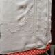 Old large linen and cotton sheet