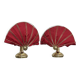 Lampes de table en laiton de style Hollywood Regency, années 1970, ensemble de 2