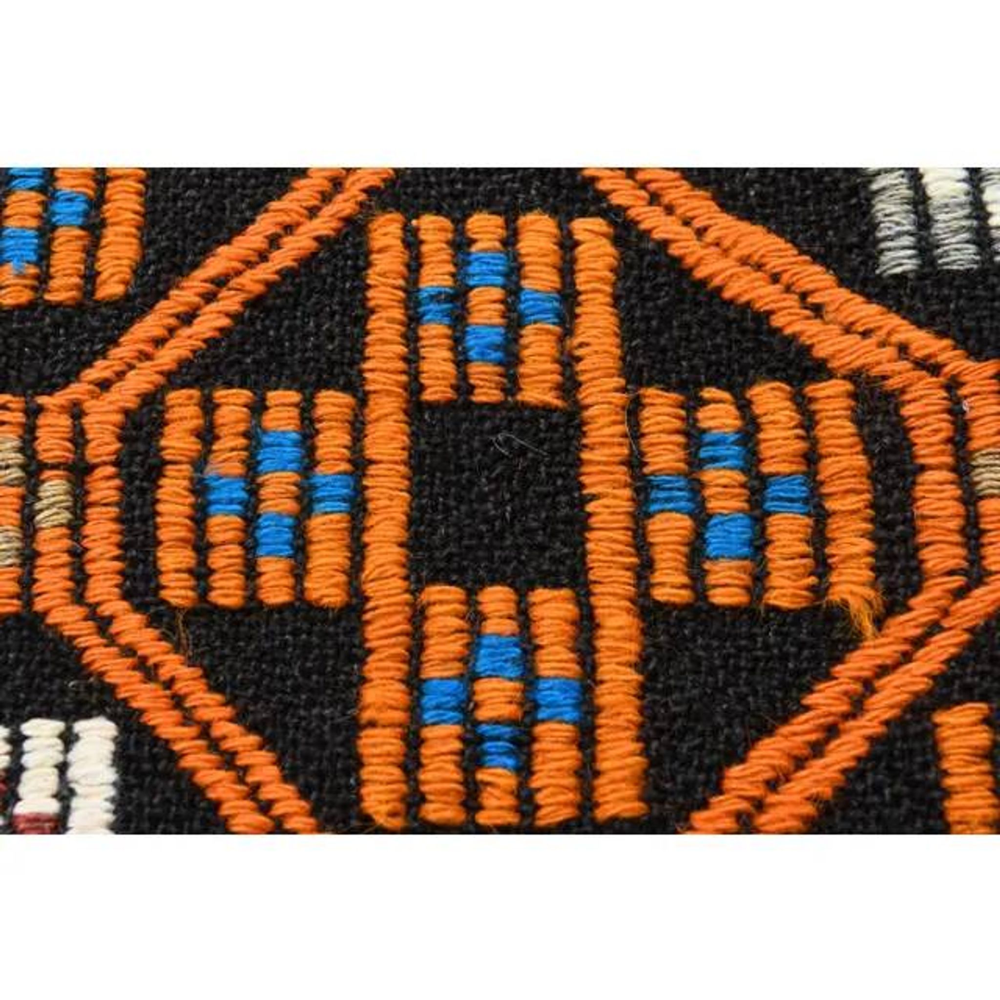 1970s Vintage Turkish Oushak Handmade Wool Cotton Orange Area Rug 179x353