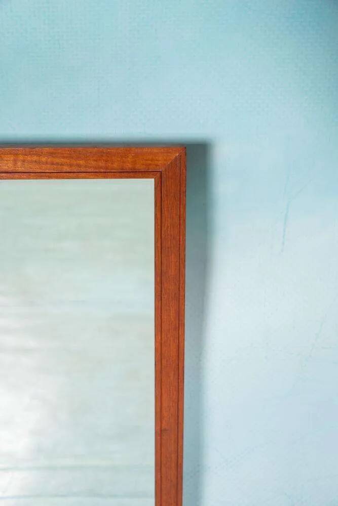 Vintage Scandinavian mirror Froseke, mid-century mirror