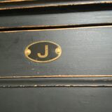 Bonnetière armoire parisienne noire