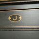Bonnetière armoire parisienne noire