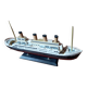 Model of the vintage Titanic ship