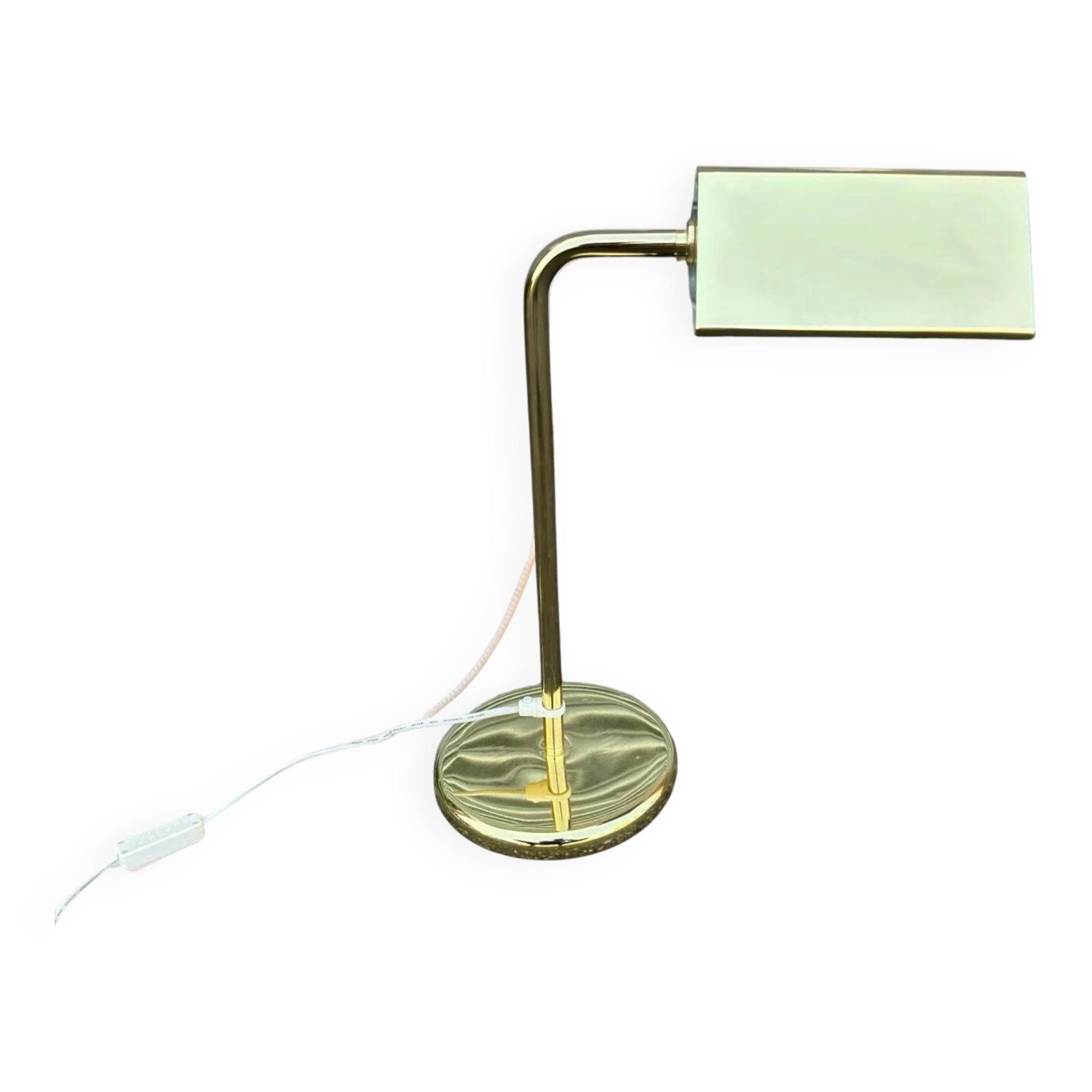 Lampe de table / lampe de bureau en laiton