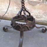 Wrought iron lamppost