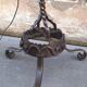 Wrought iron lamppost
