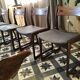 Lot de chaises scandinaves 1970