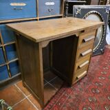 Oak children's desk with drawers