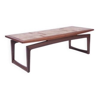 Longue table basse Gplan scandinave vintage