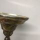Silver metal candlestick with goldsmith's mark RM France