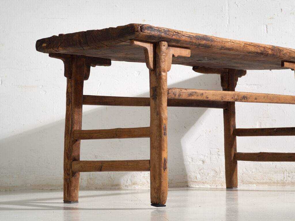Old pine wood coffee table – China, around 1900