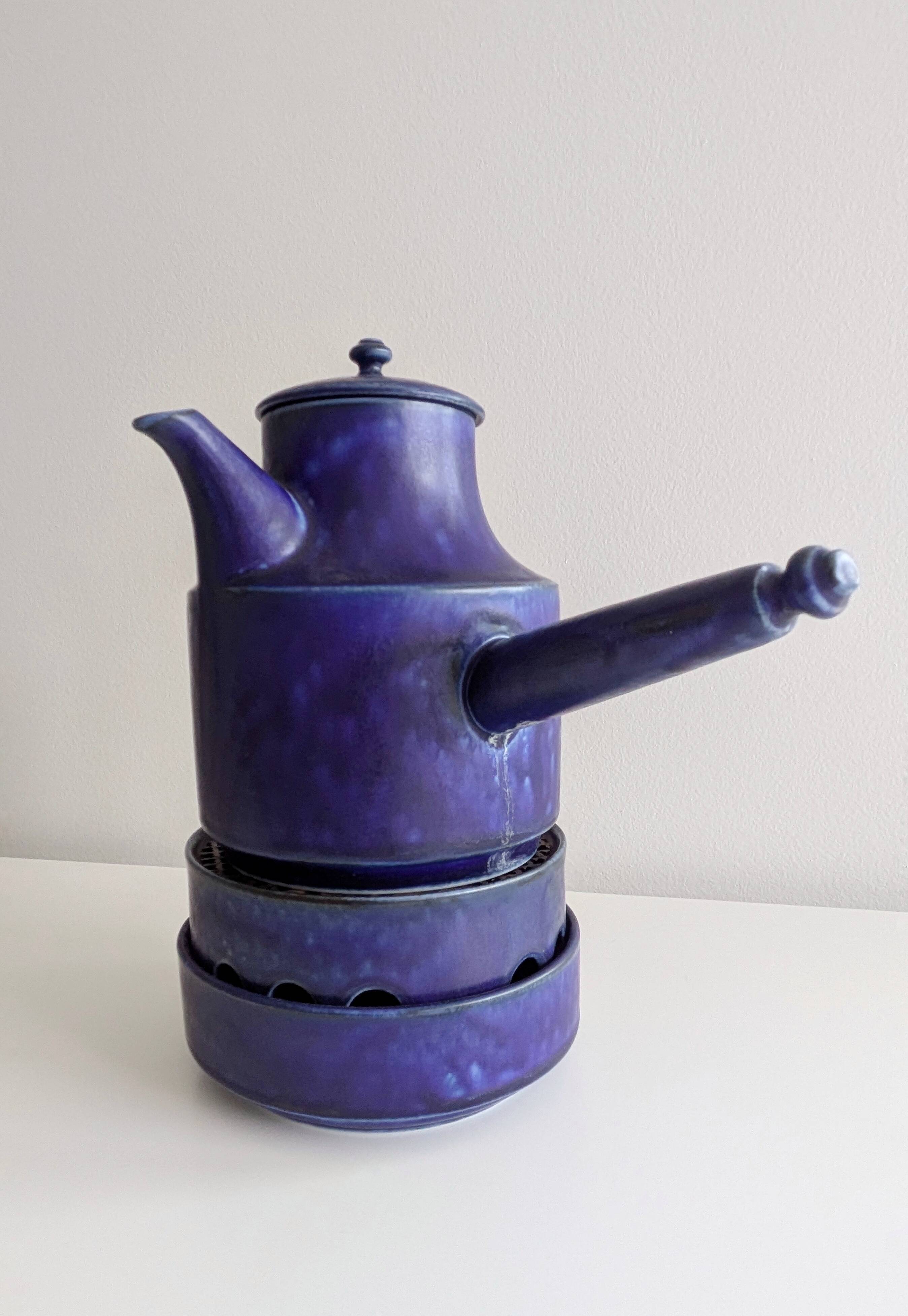Langenthal (Switzerland) teapot and matching tea warmer.