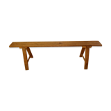 Little farm in oak bench