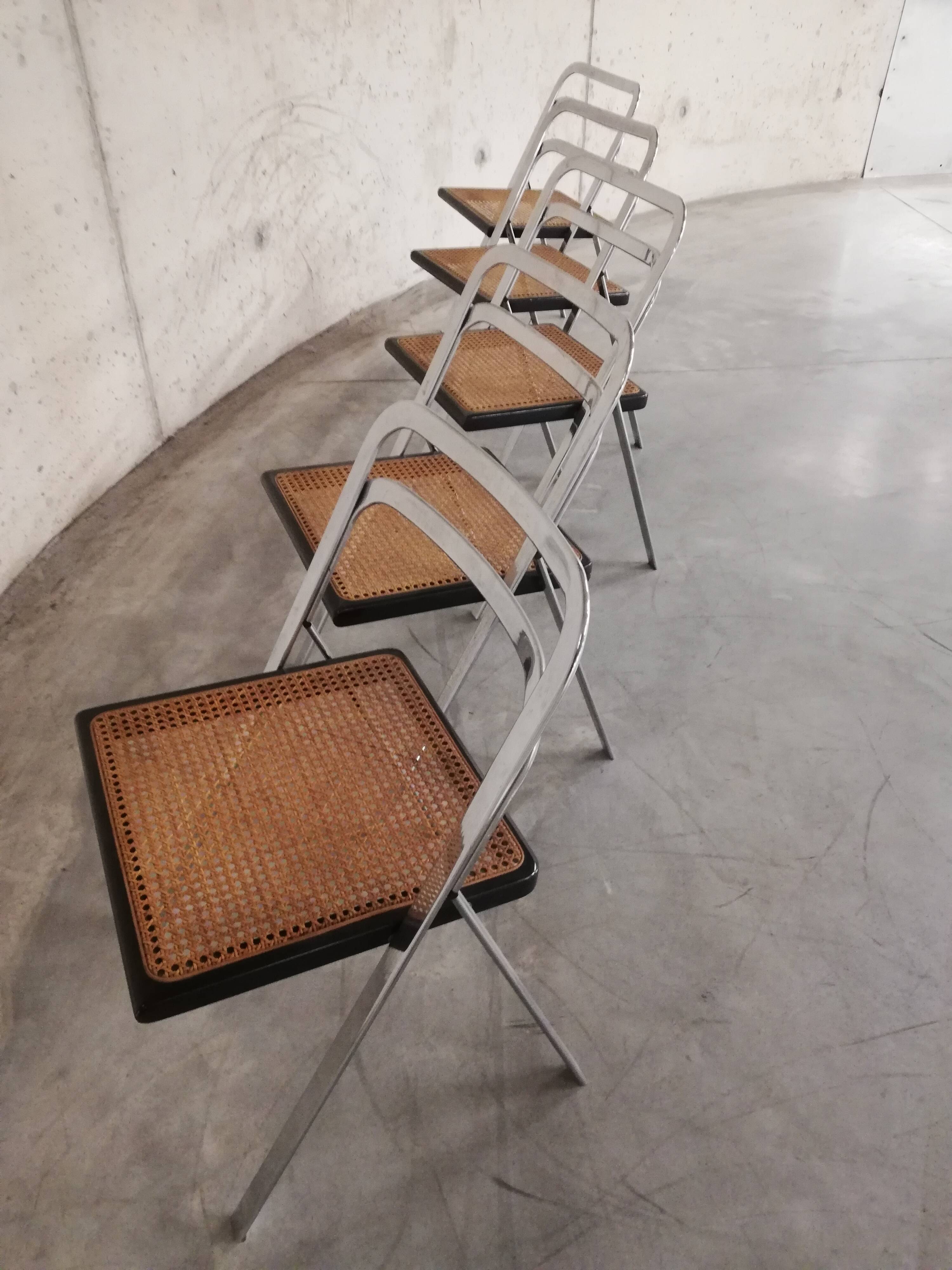 Chairs Giorgio Catellan edition Cidue Italy 1970