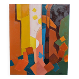 Michel Petiot, known as Micha, Composition for Violin No. 2, canvas