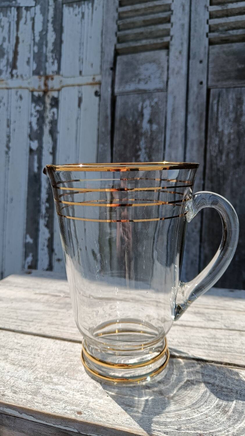Carafe Art Déco en verre