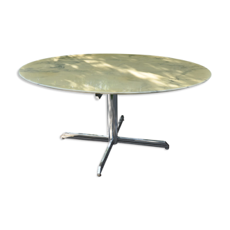 Meal table, oval, marble, 70