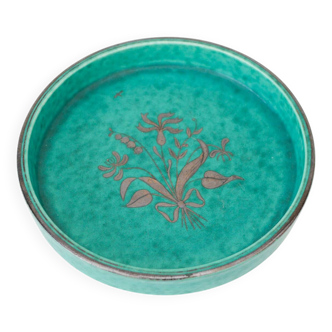 Swedish Grace 1930s Art Deco Argenta Plate by Wilhelm Kåge for Gustavsberg,