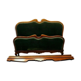 Louis XV style bed in 20th century walnut