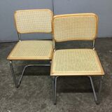 Set of four B32 chairs by Marcel Breuer