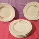 Series of 6 Schonwald Germany flat plates Art Nouveau decor